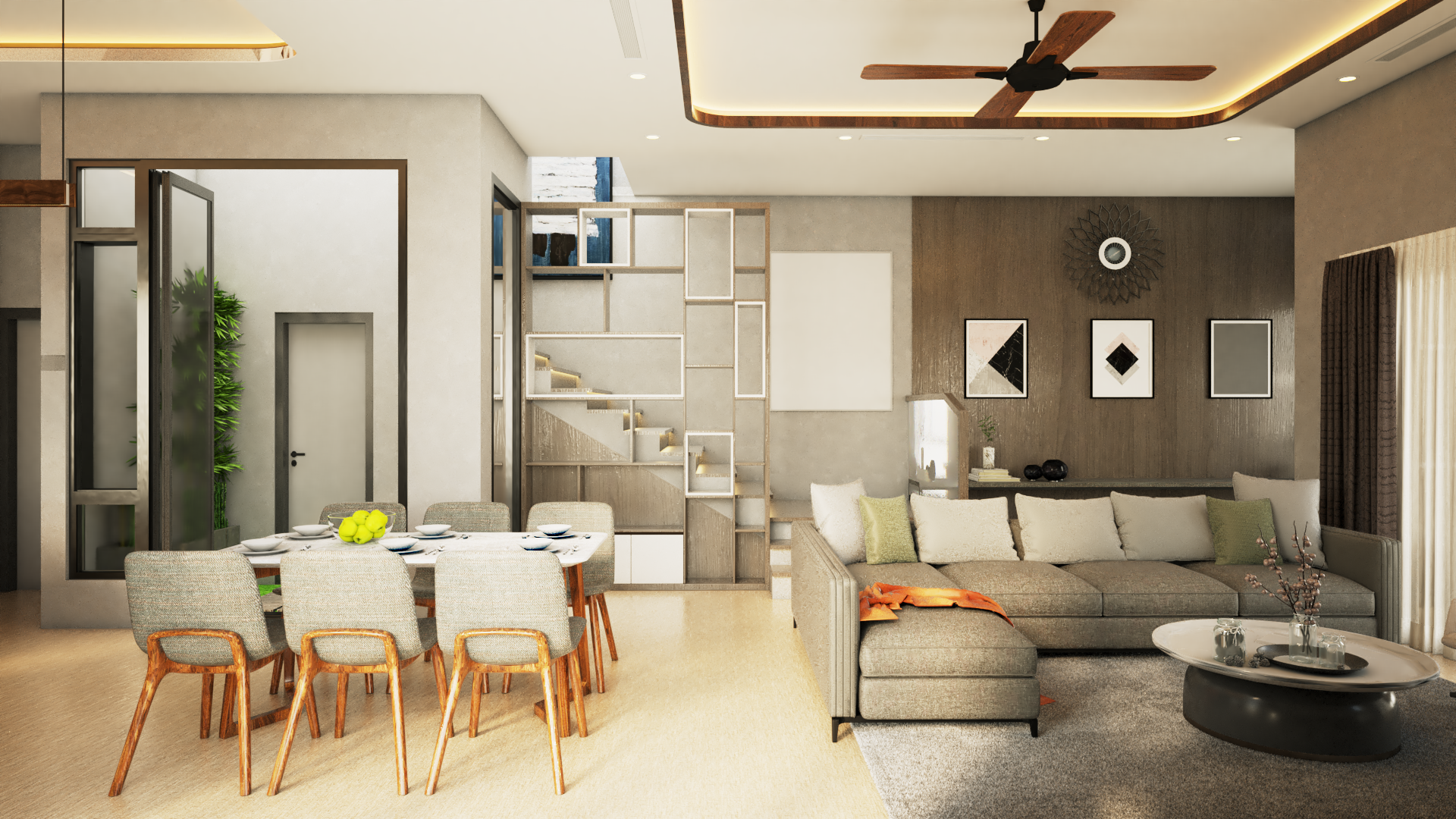 Premium Living Space Background
